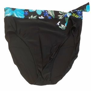 ST. JOHN’S BAY High Waisted Bikini Bottoms Size 14